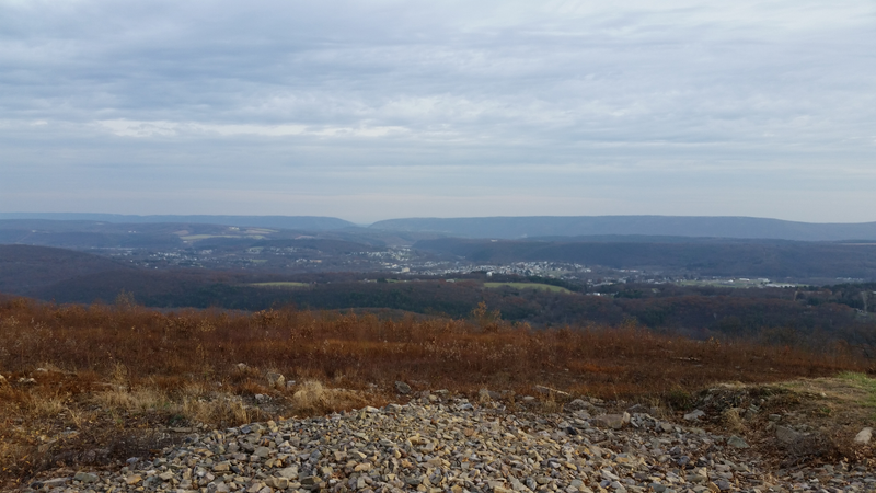 Looking back towards Palmerton PA.